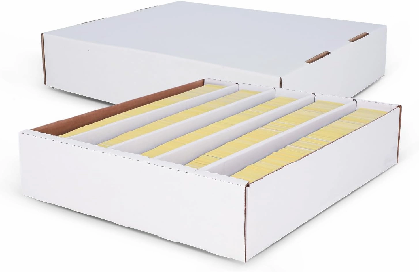 BCW 5000ct Trading Card Storage Boxes (Full Lid) – 1 Pack | Corrugated Cardboard Organizer for Sports Cards, Pokémon & MTG | Assembly Required