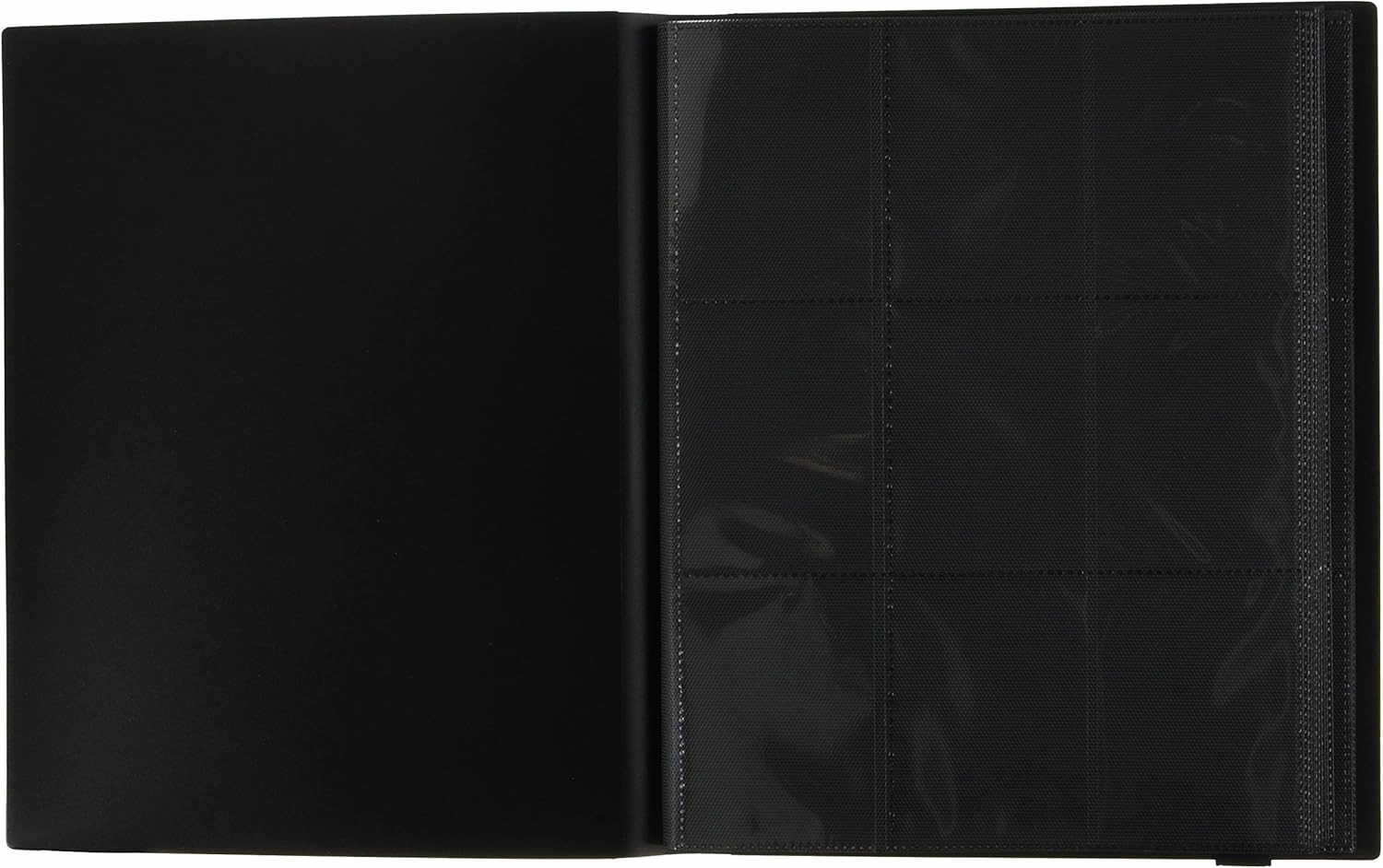 BCW Pro-Folio 9-Pocket Card Album - Black | Archival Safe, Side-Loading Trading Card Binder | Premium Collectible Storage Solution for Trading Cards, TCG, Sports Cards, and More - 360-Card Capacity