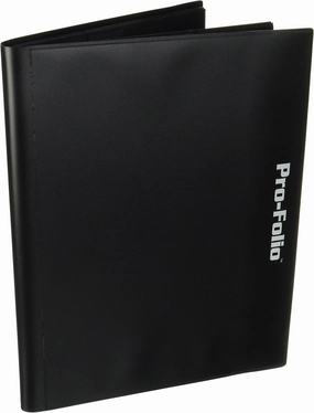 BCW Pro-Folio 9-Pocket Card Album - Black | Archival Safe, Side-Loading Trading Card Binder | Premium Collectible Storage Solution for Trading Cards, TCG, Sports Cards, and More - 360-Card Capacity