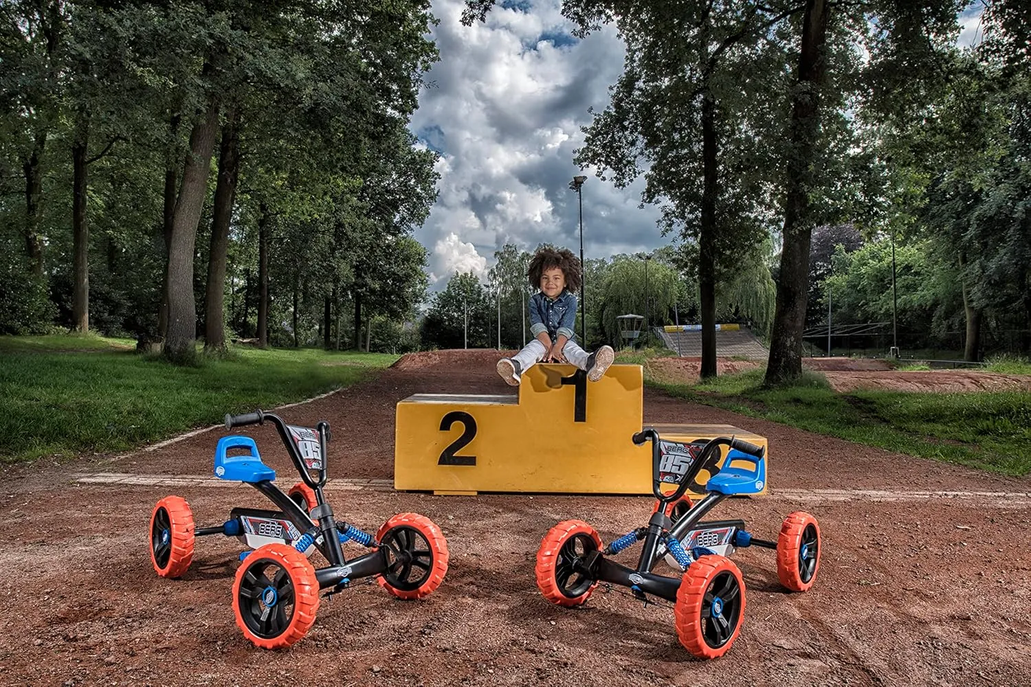 BERG Toys Buzzy Nitro Kids Pedal Go Kart for 2 to 5 Year Olds