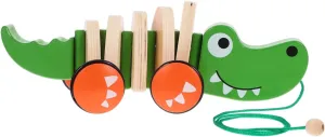 BESPORTBLE Wooden Pull Design Safe Educational Plaything for Birthday Festival Young