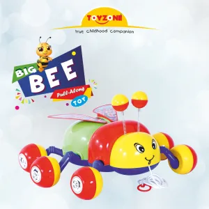 Big Bee Pull Along | Interactive pull toy | Toy for walking babies Toddler | Movement toy | Early learning  Pull toy | Toddler activity toy | For age 12  Months
