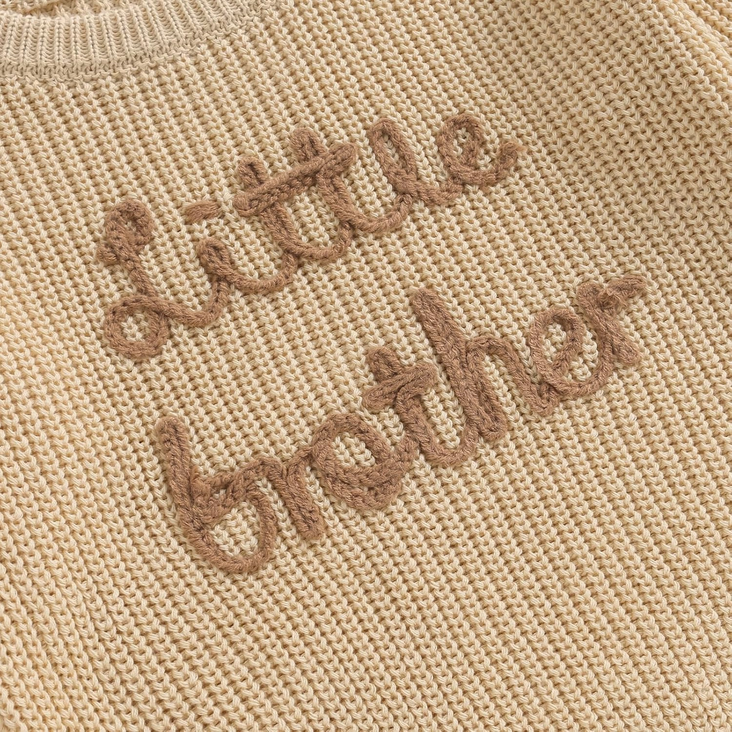 Big Brother Little Brother Matching Outfits Toddler Baby Boy Knit Sweater Romper Fall Winter Clothes