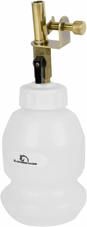 BLACKHORSE-RACING 1L Brake Fluid Bottle,Master Cylinder Brake Fluid Refilling Bottle,Safe to Prevent Any Spatter，Compatible with Heavy Motorcycles, Cars, Vehicles
