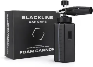 Blackline Foam Cannon for Pressure Washers (Wide Mouth), Durable Foam Sprayer for Safe Car & Truck Washing, Easy to Use & Adjust, Creates Thick Foam, 1L Bottle & Snow Foam Lance w/ 1/4" Quick Connect