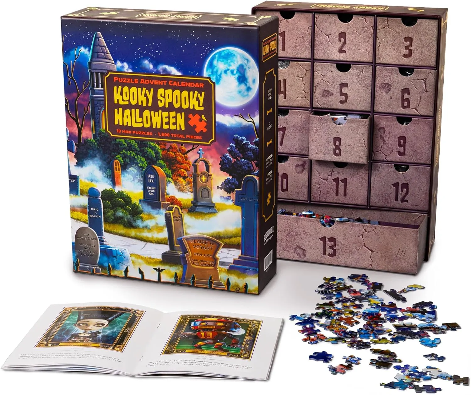 Boardwalk Puzzles Kooky Spooky Halloween Puzzle Advent Calendar