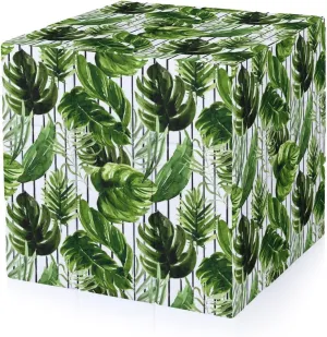 Boho Summer Monstera Adults 3x3x3 Color-Matching Smooth Fully Printed Cube Gift