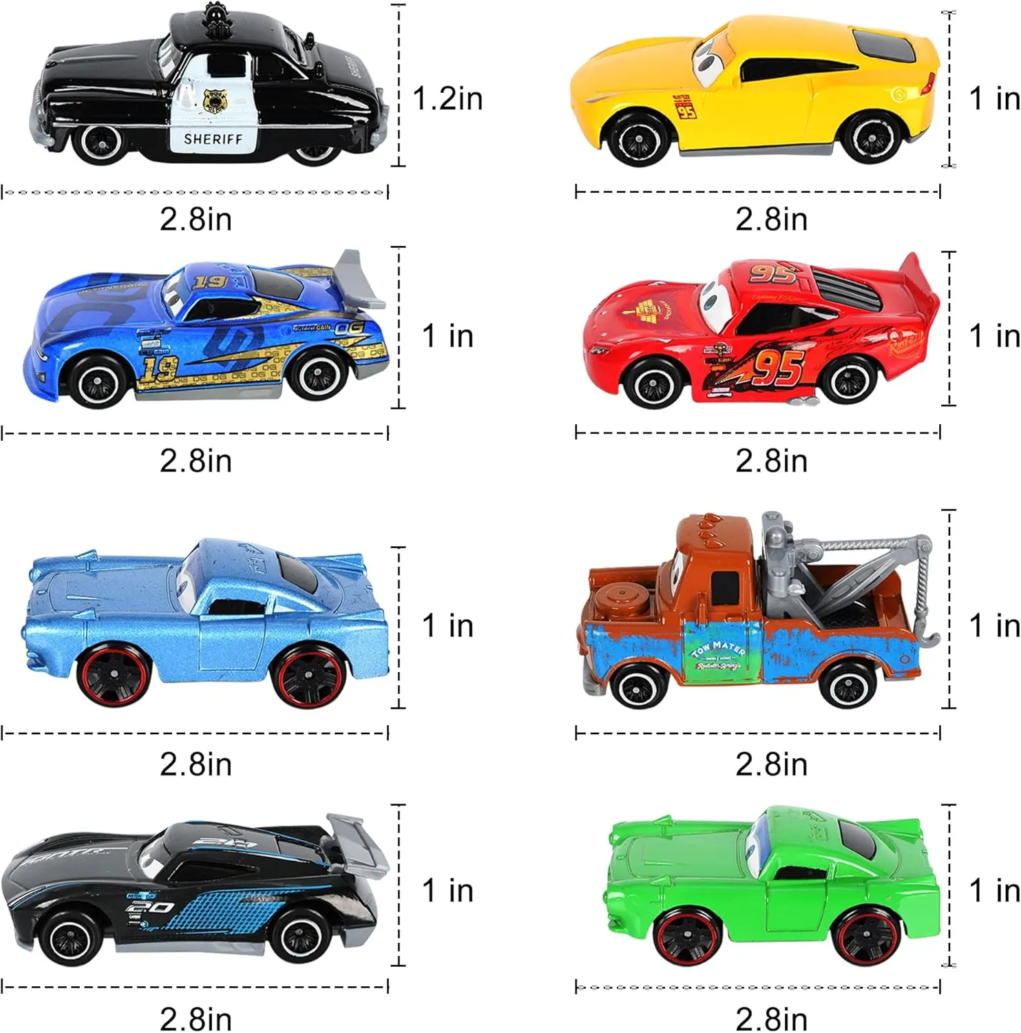Boy Car Toy for 3 4 5 6 Year Old Boys Diecast Car Toy Set for Boy Kids Gifts, Truck Boy Christmas Birthday Gifts