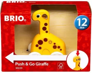 BRIO 30229 Push & Go Giraffe | The Perfect Playmate for Your Toddler