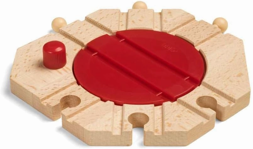 BRIO World - 33361 Mechanical Turntable | Engaging Train Toy Accessory for Creative Play | Safe for Kids Ages 3 and Up | Compatible with BRIO Railway Toys