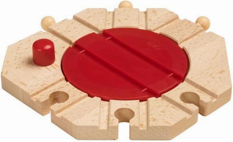 BRIO World - 33361 Mechanical Turntable | Engaging Train Toy Accessory for Creative Play | Safe for Kids Ages 3 and Up | Compatible with BRIO Railway Toys