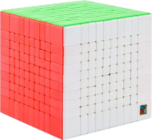 BroMoCube Moyu Meilong 10x10 Speed Cube Stickerless MFJS MeiLong Puzzle Cube 10x10x10 Magic Cube Gift Toys