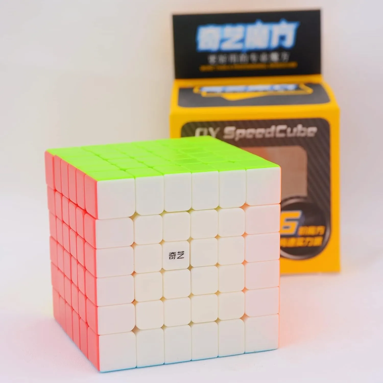 Bukefuno QY Qifan S 6x6 Puzzle Cube Magic Speed Stickerless QY Qifan S2 6x6x6 Color Magic Cube Toy