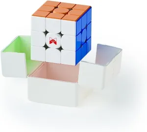 Bukefuno QY Tornado V4 M 3x3 Flagship Magnetic Speed Magic Cube 2024 QY Toys Man Tornado V4M 3x3x3 Stickerless Cubes Puzzle(Magnetic Core Flagship)
