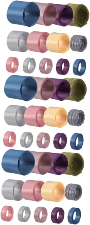 Cabilock 39 Pcs Hairband Ribbons Comfortable Durable DIY Accessory Decorative Wraps for Events
