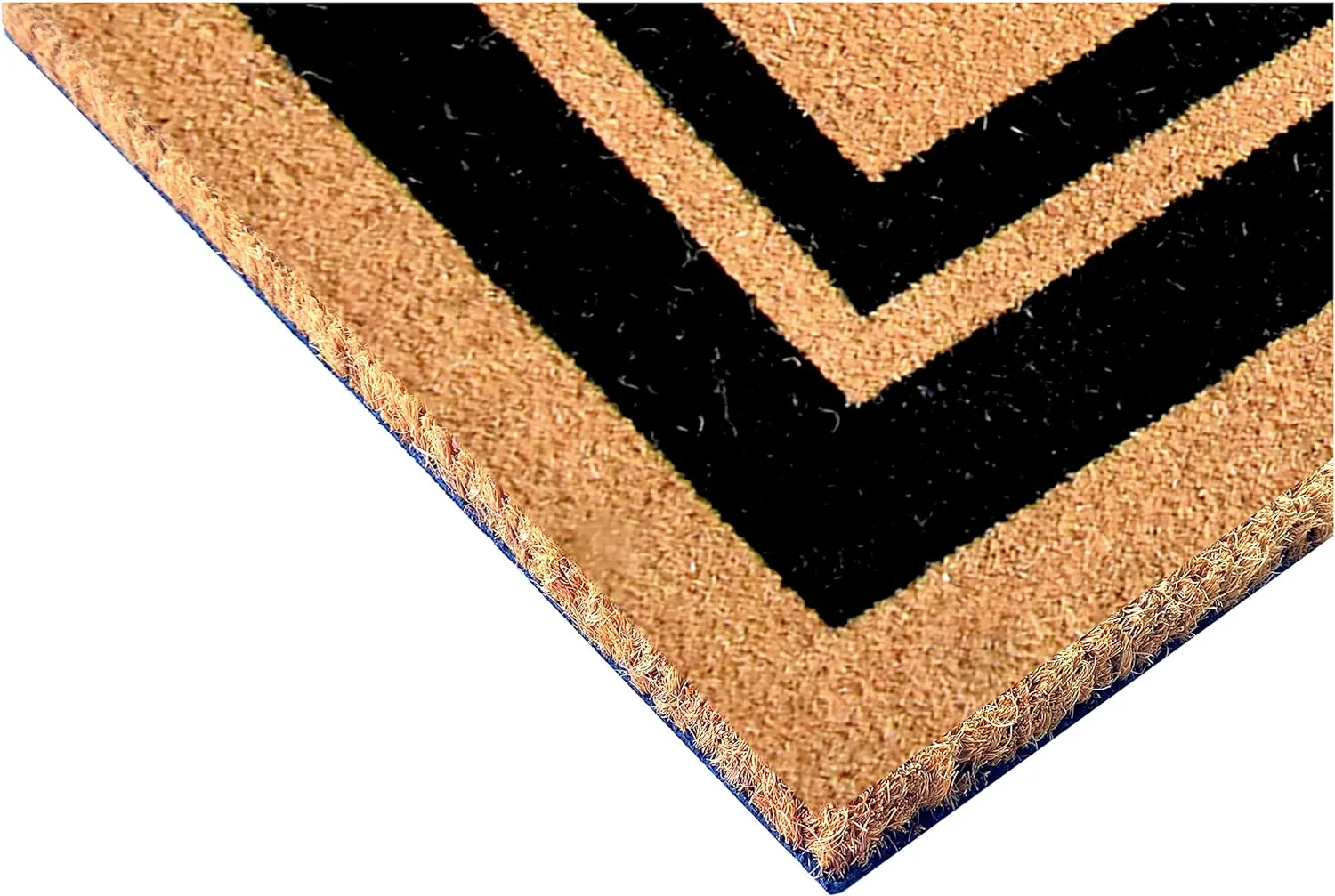 Calloway Mills 152962436P Black Border 24" x 36" Monogram Doormat, (Letter P)