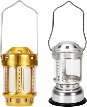 Camping Lantern Mini Candle Lantern Aluminium Alloy Camping Light Portable Lantern Flashlight Night Fishing for Outdoor Camping (4)