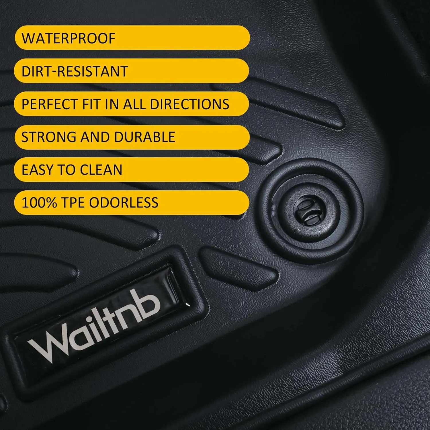 Car Floor Mats & Cargo Trunk Liners Custom Fit Audi Q5 / SQ5 2023 2022 2021 2020 2019 2018 All Weather Floor Mats for Audi Q5 SQ5 TPE Durable Floor Liners Accessories