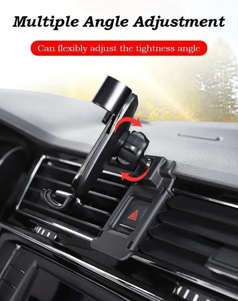 Car Phone Holder Mount for Nissan Sylphy 2006-2011/Sylphy Classic 2012-2018, 360° Rotation Mobile Phone Mount, Air Vent Car Mount Cradle, Adjustable Phone Holder for Dashboard, Windscreen(Color:A)