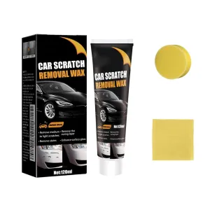 Car Scratch Remover & Erase Car Scratches Repair Paste Kit with Sponge/Wipe - Grade Polish Wax for Cars Quick Scratch Removal, Long-Lasting Protection, Easy Application (1)