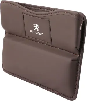Car Seat Gap Filler Organizer for Peugeot 306 Sedan (Facelift 1997) 19971998 1999 00 01 02, Car Seat Crevice Storage Box Car Accessories,Brown