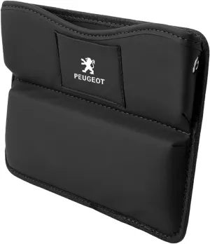 Car Seat Gap Filler Organizer for Peugeot 5008 II (Phase II, 2020) 2020 2021 2022 23 24, Car Seat Crevice Storage Box Car Accessories,Black