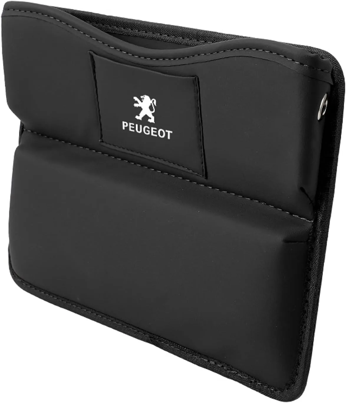 Car Seat Gap Filler Organizer for Peugeot 5008 II (Phase II, 2020) 2020 2021 2022 23 24, Car Seat Crevice Storage Box Car Accessories,Black