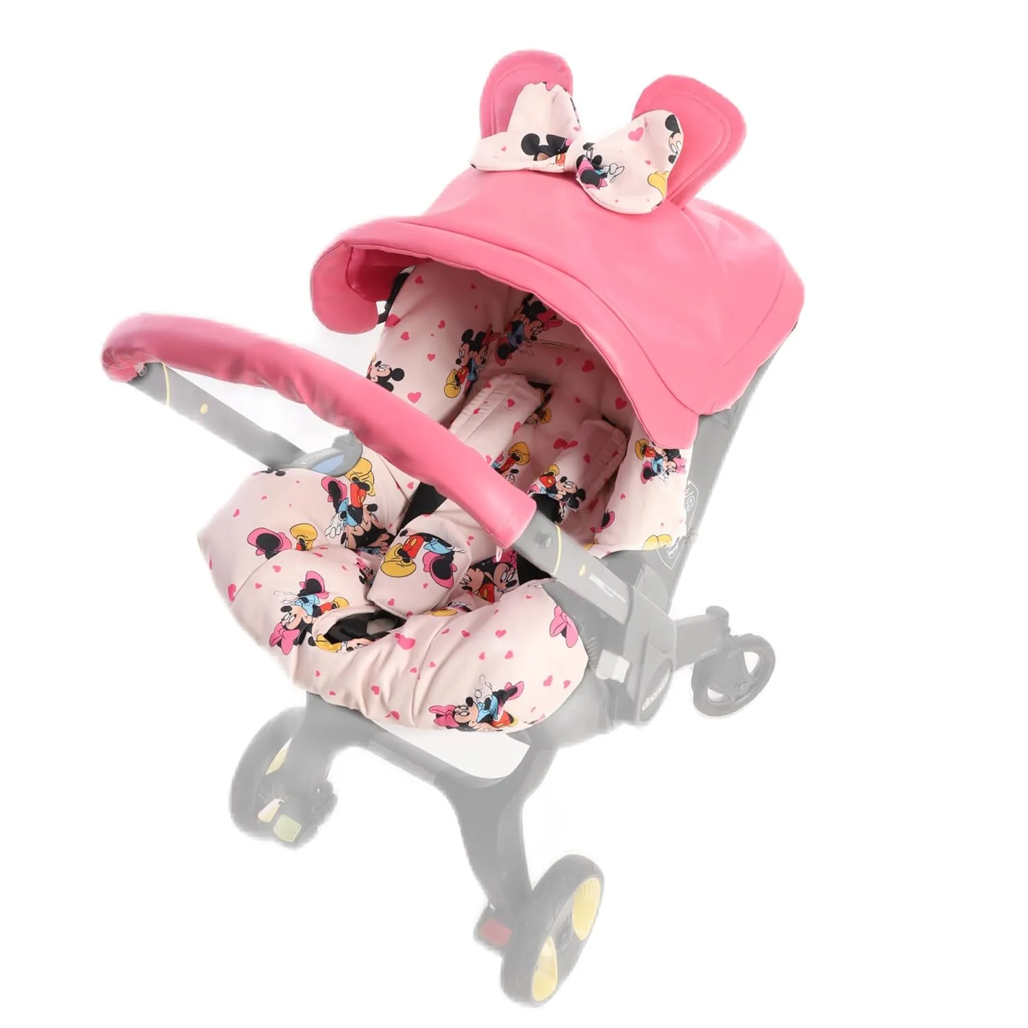 Car Seat Stroller Accessories - Compatible with Doona - Includes Canopy, Seat Replacement, Handlebar Cover, Cover for Infant Insert, Shoulder & Crotch Pads