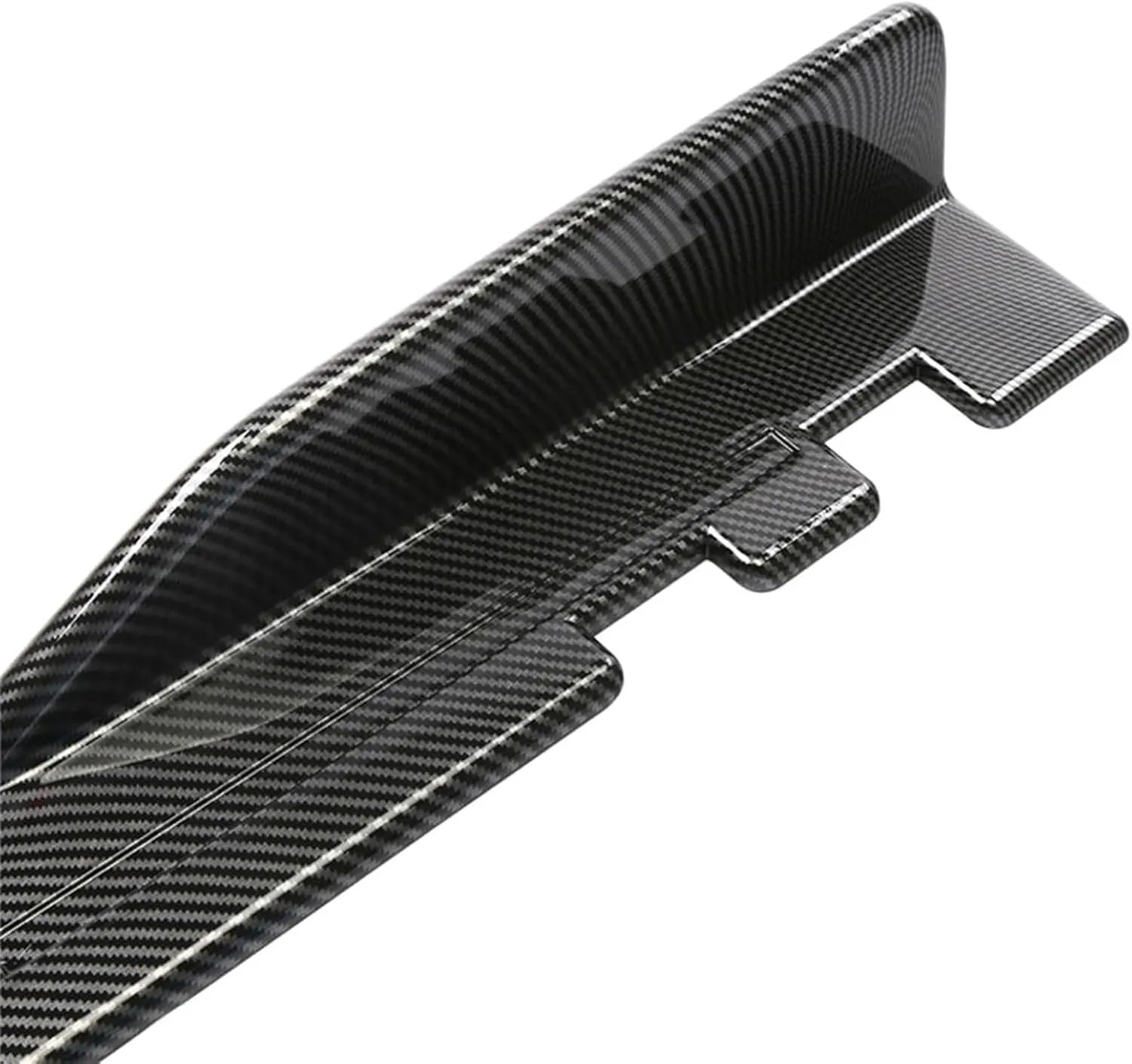 Car Side Skirts for Nissan Prairie (M12) 1998-2003 2004, Side Skirt Extension Running Boards Anti-Collision Body Kit, Car Styling Accessories,Bright Carbon Fiber