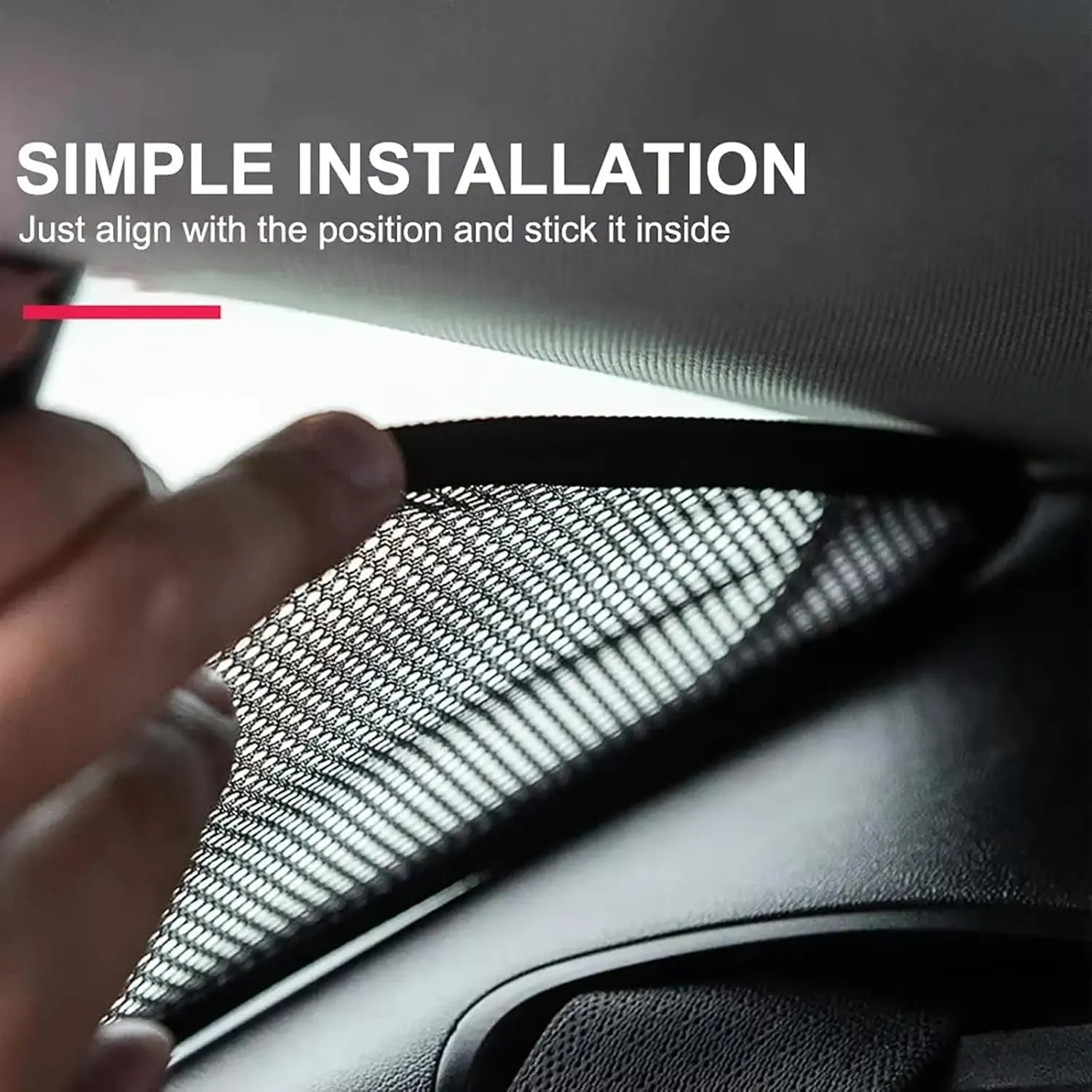 Car Side Window Sunshades for Maxus T70 2019 ,Automotive Window Tint Shades,Quick Install,Block UV and Protect Privacy,Rear 2PCS