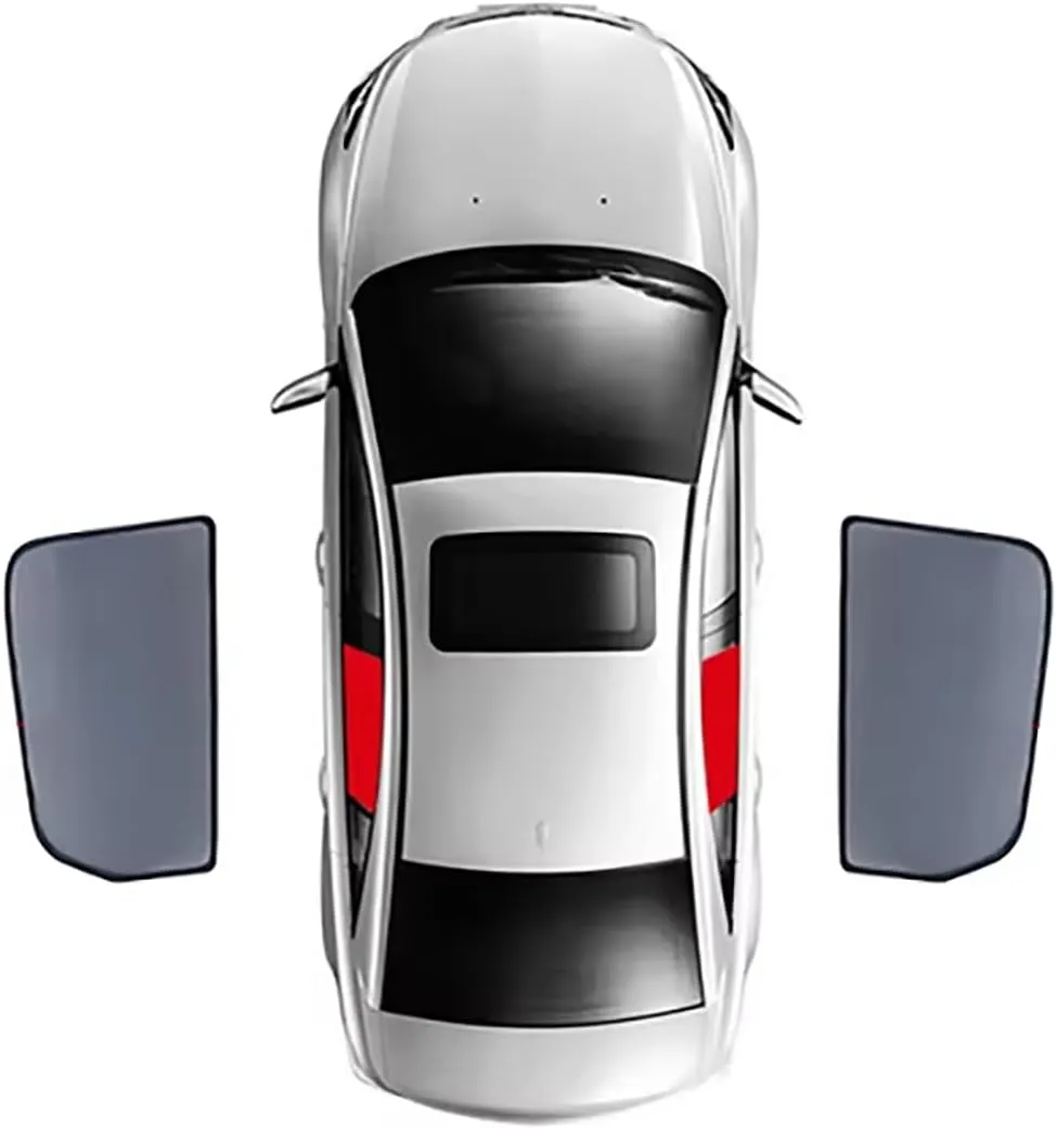 Car Side Window Sunshades for Maxus T70 2019 ,Automotive Window Tint Shades,Quick Install,Block UV and Protect Privacy,Rear 2PCS