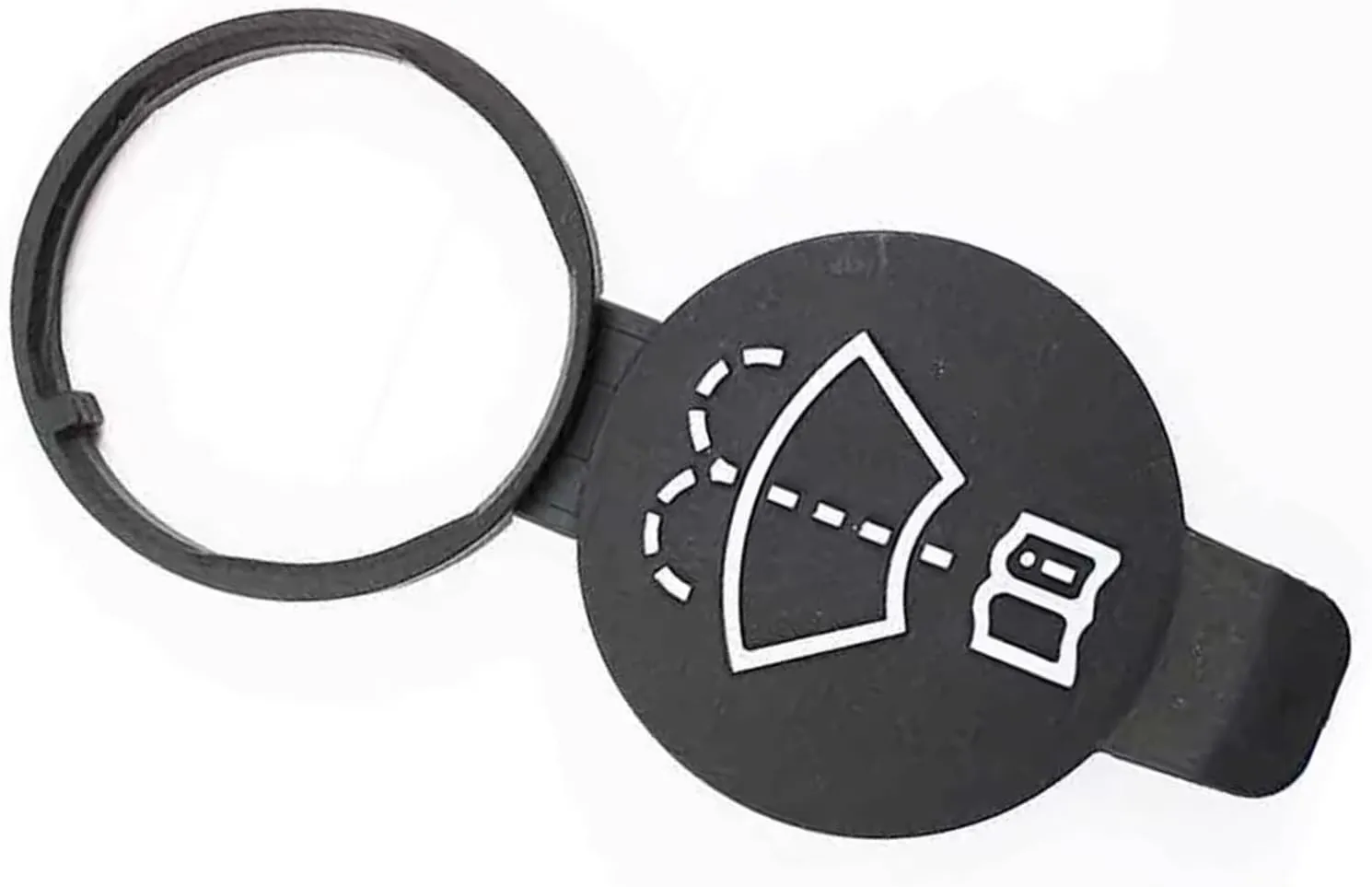 Car Washer Bottle Cap Compatible with Vauxhall for ADAM 2013- for Mokka 2013- for Viva 2016- for Meriva 2010- Car Windshield Wiper Washer Fluid Reservoir Cap Cover