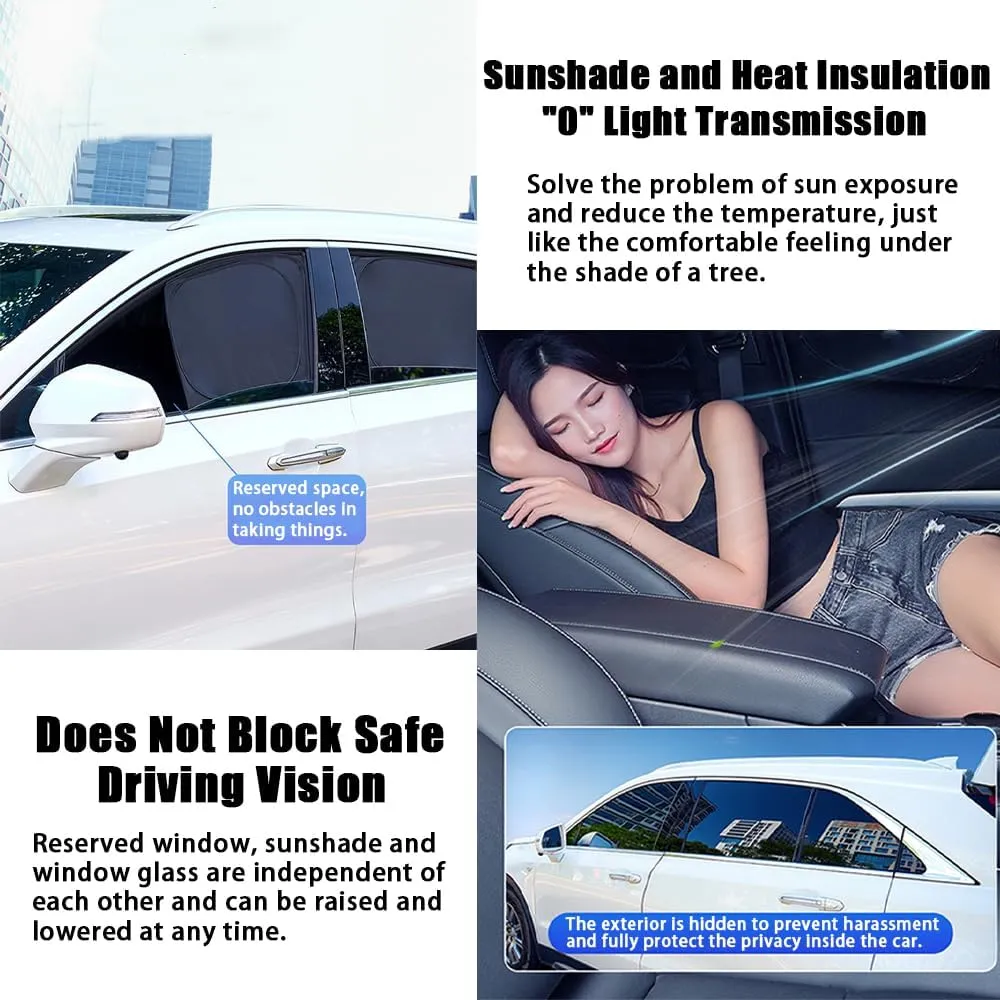 Car Window Sunshades for Suzuki Super Vitra 2014 Sunshade Blackout Curtain Full Shading Sun Protection Cover Interior Accessories,6PCS