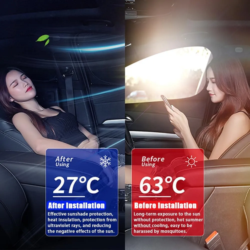 Car Window Sunshades for Suzuki Super Vitra 2014 Sunshade Blackout Curtain Full Shading Sun Protection Cover Interior Accessories,6PCS