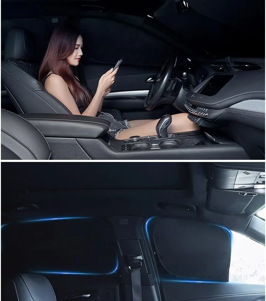 Car Window Sunshades for Suzuki Super Vitra 2014 Sunshade Blackout Curtain Full Shading Sun Protection Cover Interior Accessories,6PCS