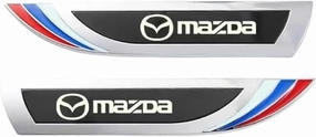 Car Emblem for Mazda MPS AWD Kai Skyactiv Biante Roadster Tribute Miata; Durable Lightweight Car Badges Decals Logo Easy to Install Car Logo Stickers Car Badge Decals Logo Decoration Emblems