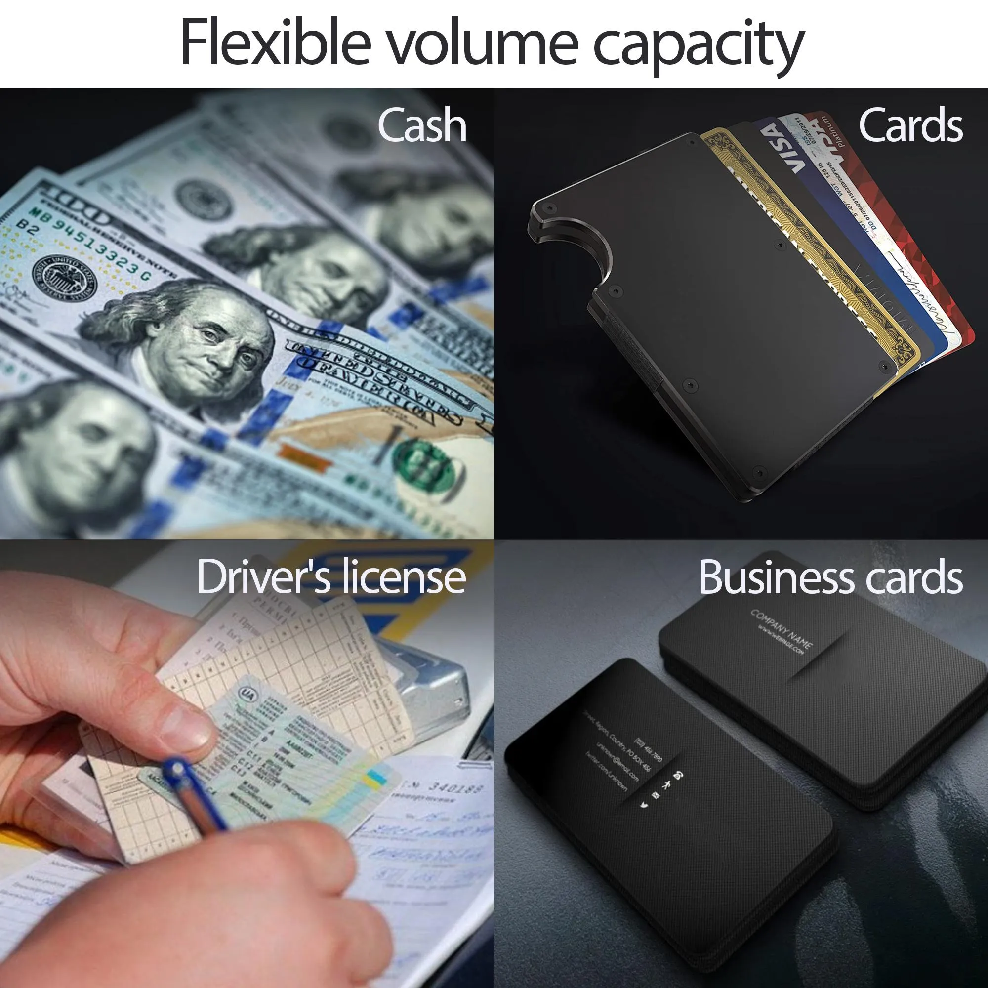 Carbon Fiber & Aluminum RFID Blocking Card Holders.