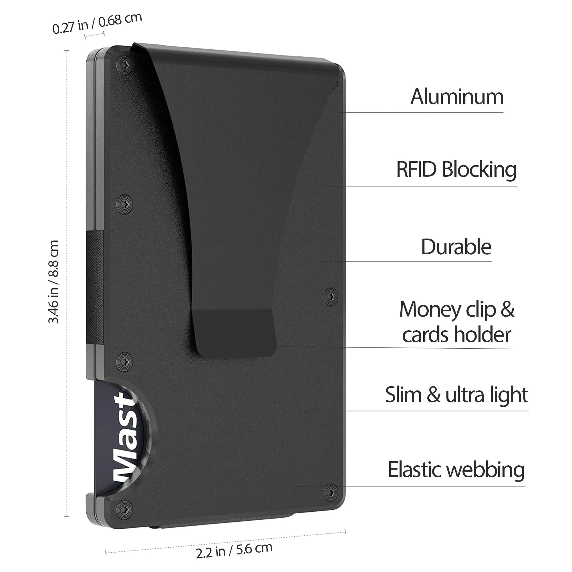 Carbon Fiber & Aluminum RFID Blocking Card Holders.