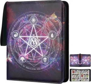 Card Binder for MTG Cards, 720 Pockets Sleeves with Premium Zipper, Double Sided Pockets Collector Album for TCG, Yugioh, Game Cards