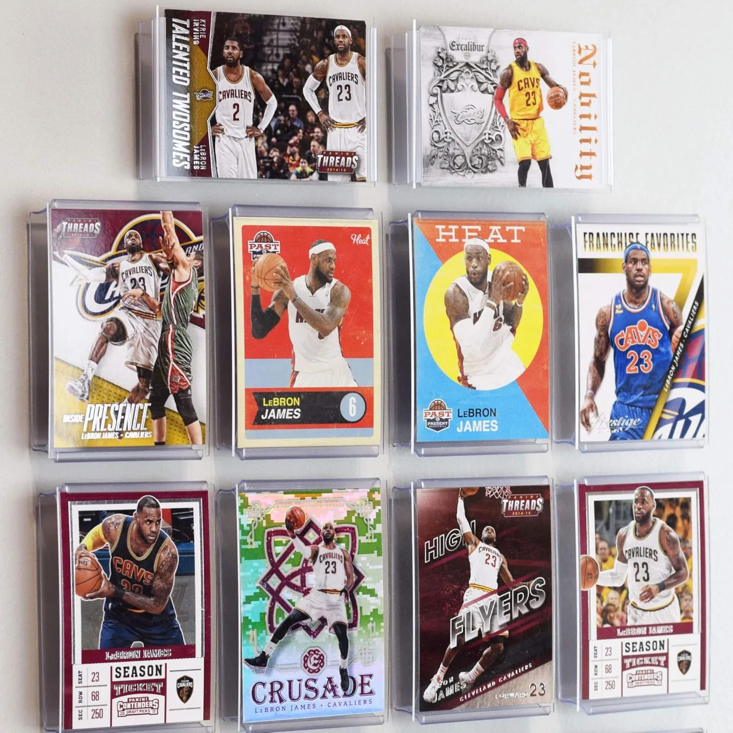 Card Mount Trading Cards Stand and Wall Mount, Invisible Display for Collectible Cards, 5 Pack