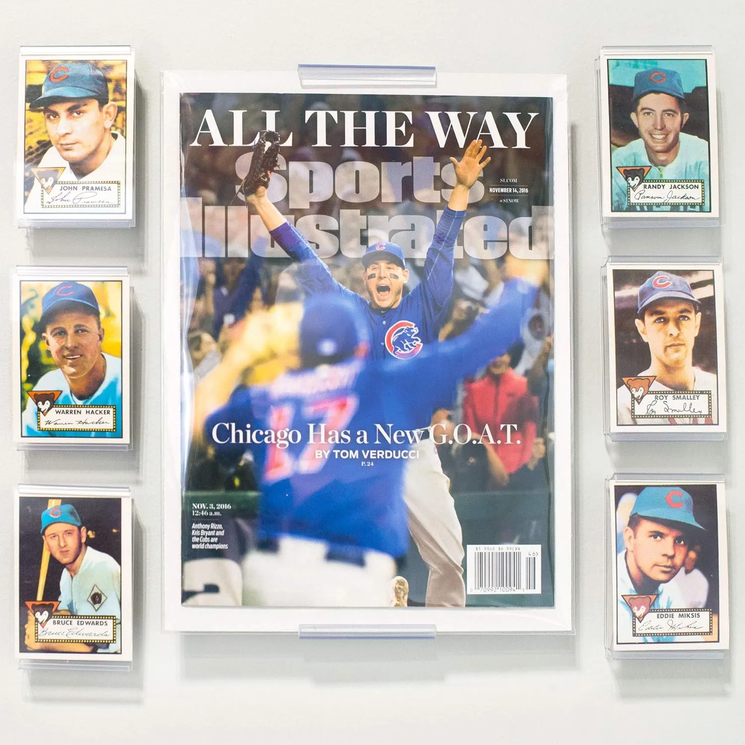 Card Mount Trading Cards Stand and Wall Mount, Invisible Display for Collectible Cards, 5 Pack