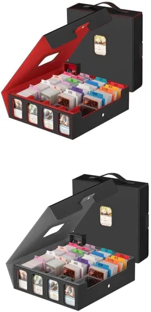Card Storage Box 3200  MTG Deck Box with 30 Colorful Divider