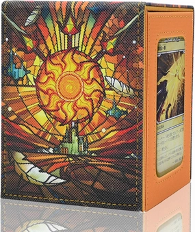 Card Deck Box for MTG Commander Display, Holds 100  Double-Sleeved Cards,Trading Card Storage Box for TCG/MTG/Sports Cards with 2 Dividers & 1 Toploader