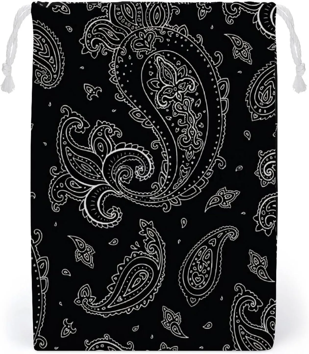 Cartoon Mushrooms Portable Large Capacity Canvas Drawstring Storage Bag