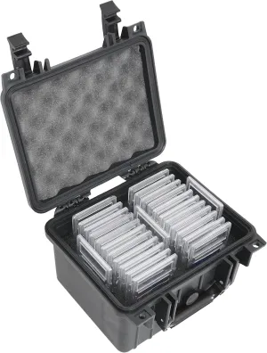 Case Club 25-41 Graded Card Slab Carrying Case - Slotted Storage Fits PSA/BGS/FGS Graded Slabs - Sports/Trading Collector Box for Graded Cards - Travel Holder for Slabs/Sleeves/Loose Cards