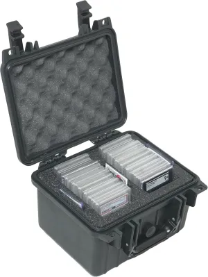 Case Club 53 Graded Card Slab Carrying Case - Waterproof Slotted Storage Fits PSA/BGS/FGS/SGC Graded Slabs - Sports/Trading Collector Box for Baseball - Travel Holder for Slabs/Sleeves/Loose Cards
