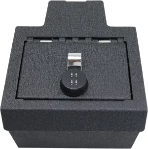 Center Console Gun Safe - Console Gun Vault Compatible with Chevrolet Silverado EV/GMC Sierra EV 2024-2025, High Security Armrest Lock Box with 4 Digit Combination Lock