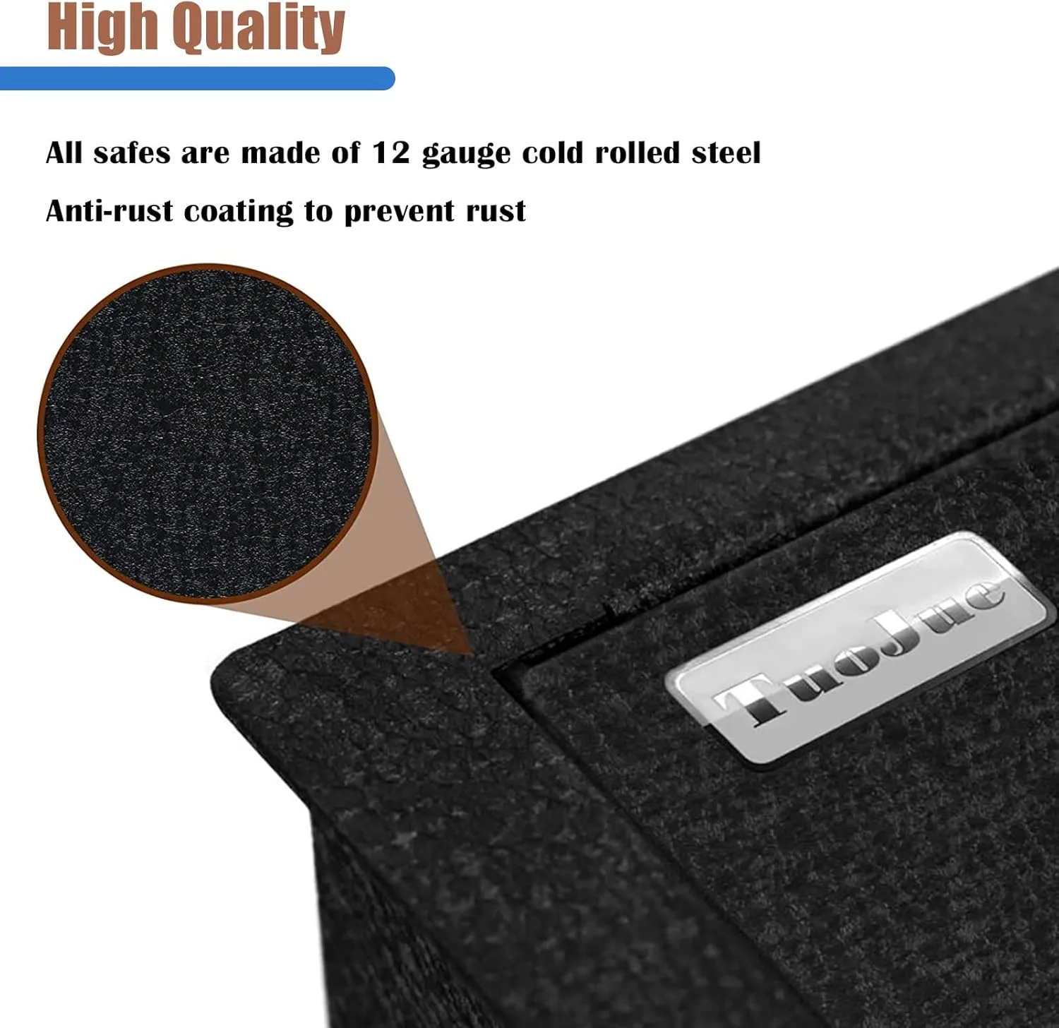 Center Console Gun Safe - Console Gun Vault Compatible with Toyota Camry 2018-2024, High Security Armrest Lock Box with 4-digit Lock with Password Retrieval Key.