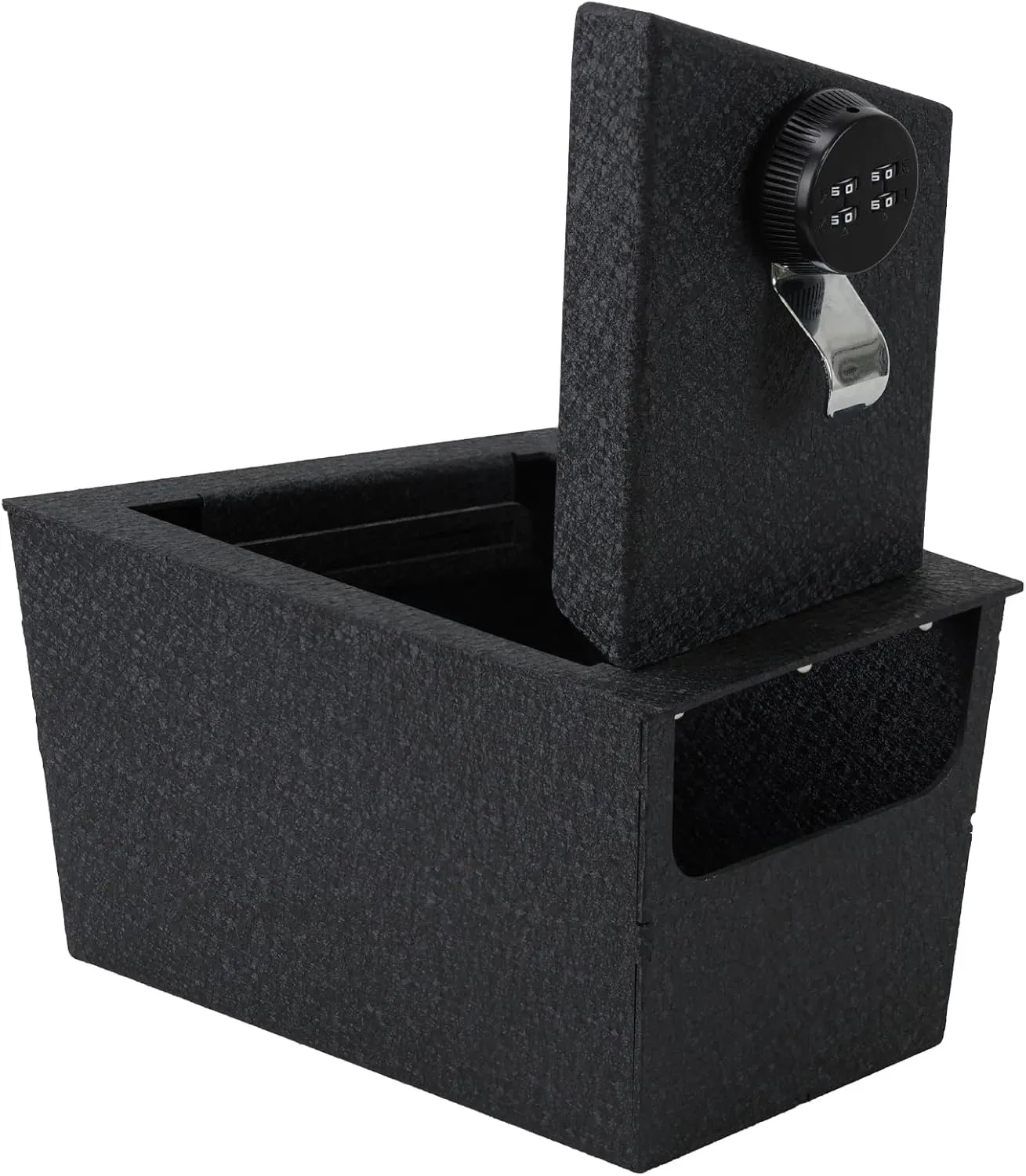 Center Console Safe Gun Safe, WASAI Premium In-vehicle Console Gun Vault Lockbox for 2021-2025 Hyundai ELANTRA LIMITED not for N/N line/SE,for 2021-2023 Hyundai ELANTRA SEL, 4-Digit Combination Lock.