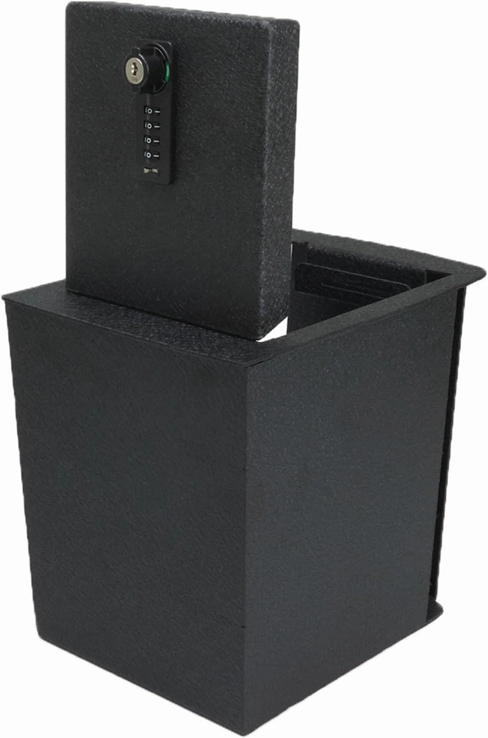 Center Console Gun Safe - Console Gun Vault Compatible with Kia Telluride 2019-2025, High Security Armrest Lock Box with 4 Digit Combination Lock with Key